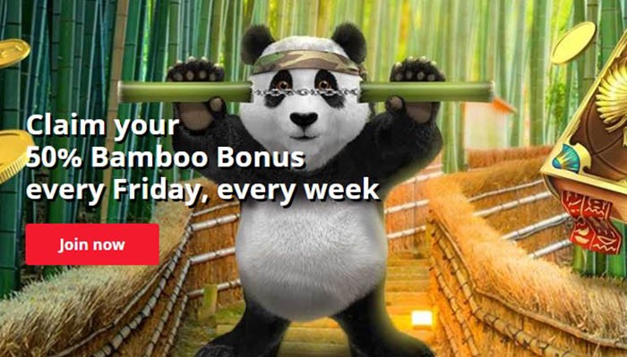 Royal Panda Casino - Bamboo Bonus