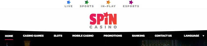 Spin Casino - Games Options