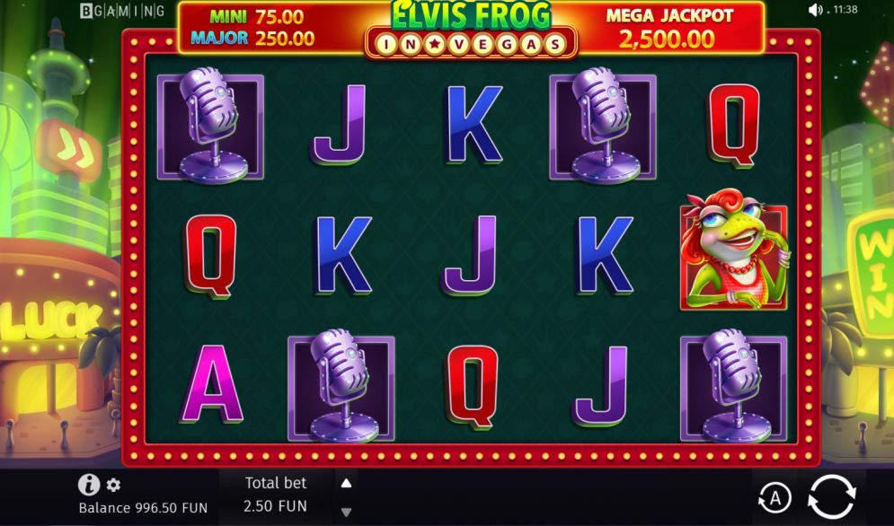 casinofollower betchain elvis frog in vegas slot