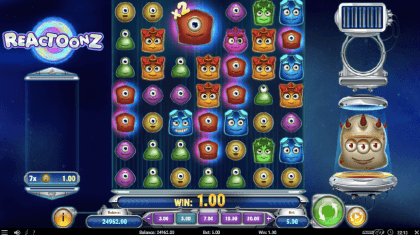 7 reel reactoonz slot casinofollower